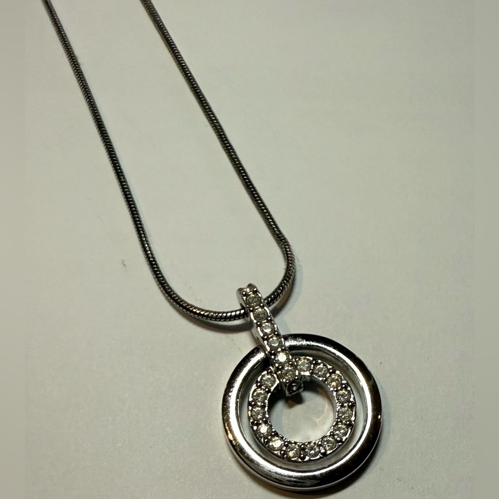 Swarovski Silver Pendant Necklace